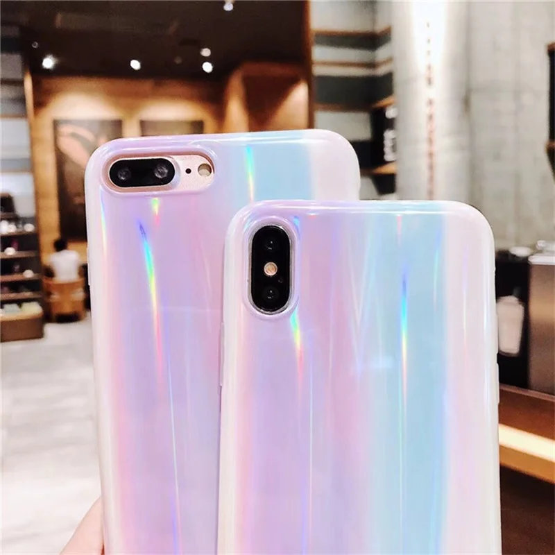 Чехол накладка для iPhone XS MAX XR X 8 6 6s Plus мягкий розовый чехол 7|Бамперы| |