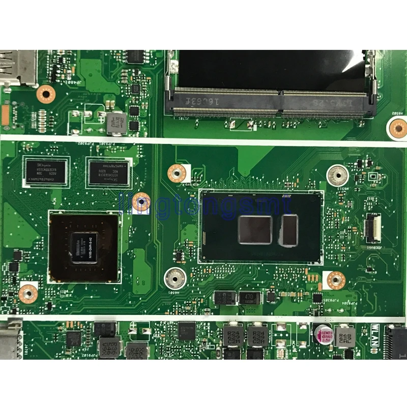 X441UV материнская плата с 4G RAM i7 7500 для For Asus X441U F441U A441U X441UR ноутбука тест 100%