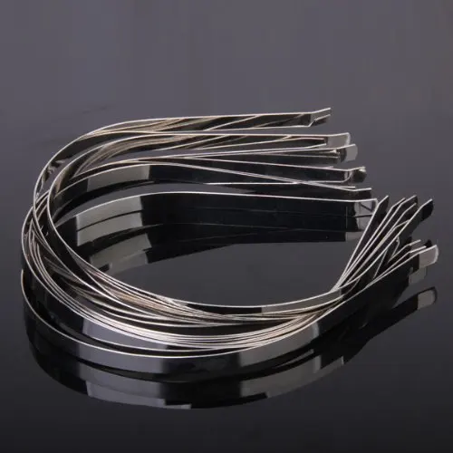 

HTHL 10Pcs Blank Headbands Metal Hair Band Lots DIY Accessories