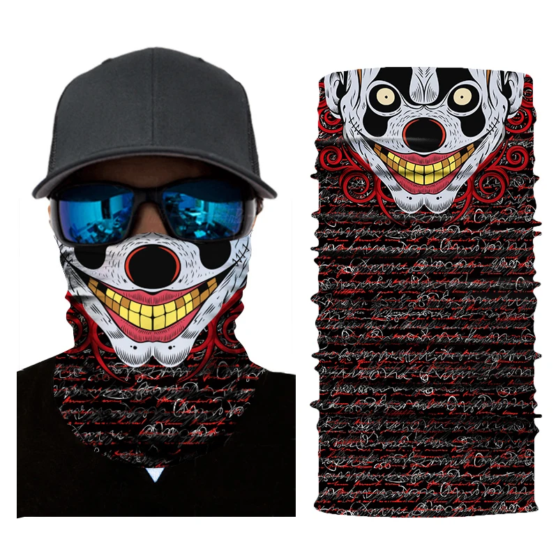 Мотоциклетная маска для лица Байкер Балаклавский призрак унисекс череп маска для лица Велоспорт бесшовные банданы Лыжная тушь мото маска байкера