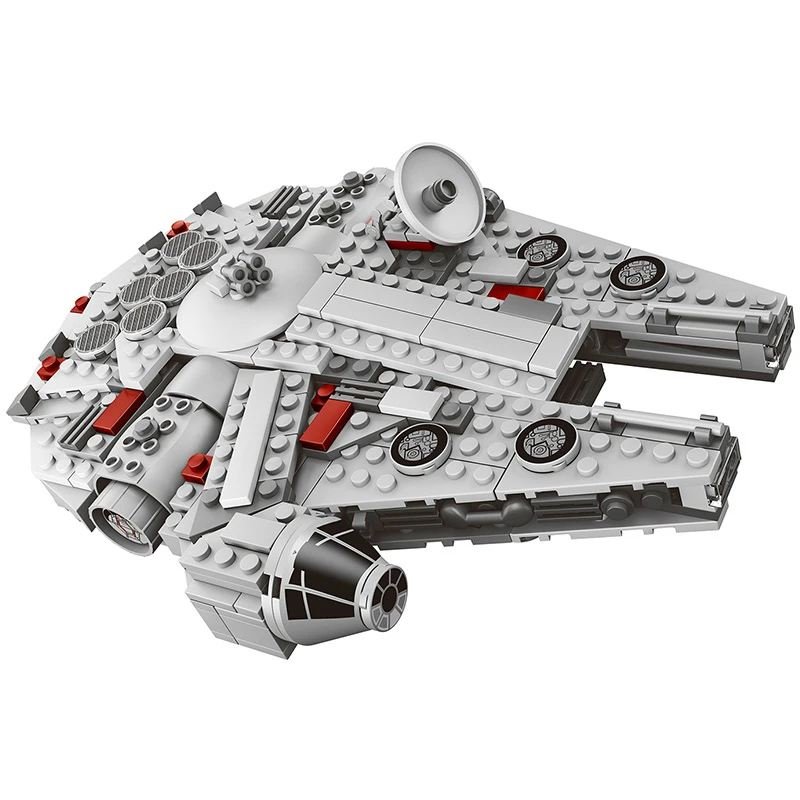 

Star Wars Millennium Falcon Building Blocks Set Plastic Model Figure Toy Star Bricks 367 Pcs Compatible with Legoings