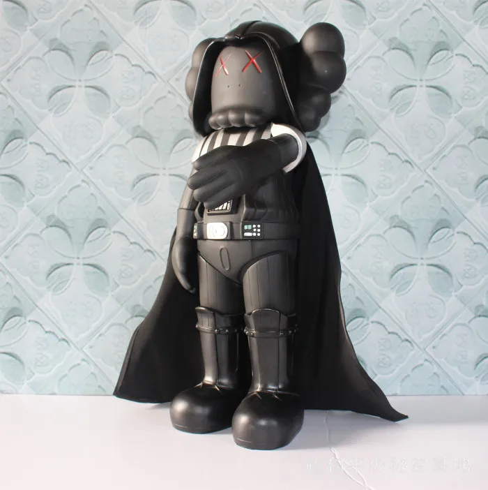 

20inch kaws original fake star wars black knight dark Darth vader dolls without origina box toy
