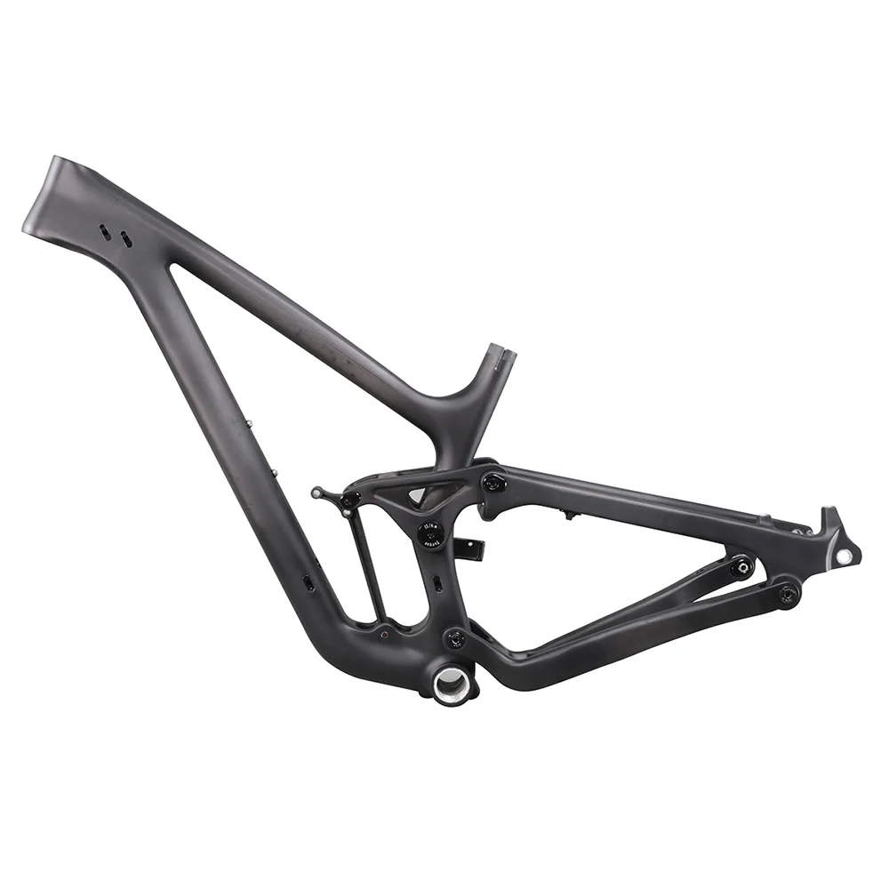 Flash Deal ICANBikes Carbon 27.5er plus Full-Suspension Trail Mountain Bike Frame 120mm travel bicycle frame with 2.3/3.0