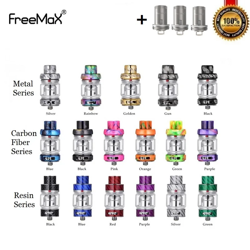 

Original Freemax Mesh Pro Vape Tank 6ml Atomizer with Freemax Mesh Pro Mesh Coil Single/Double/Triple/Quad SS316 VS Zeus RTA