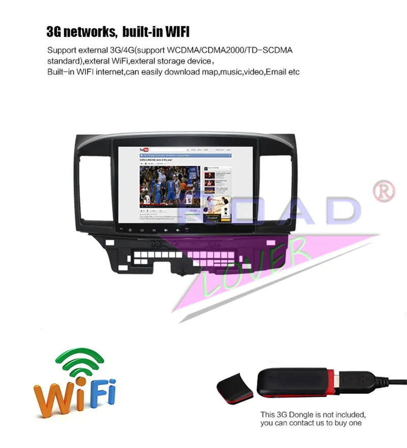 car gps navigation android For Mitsubishi Lancer EX 2014