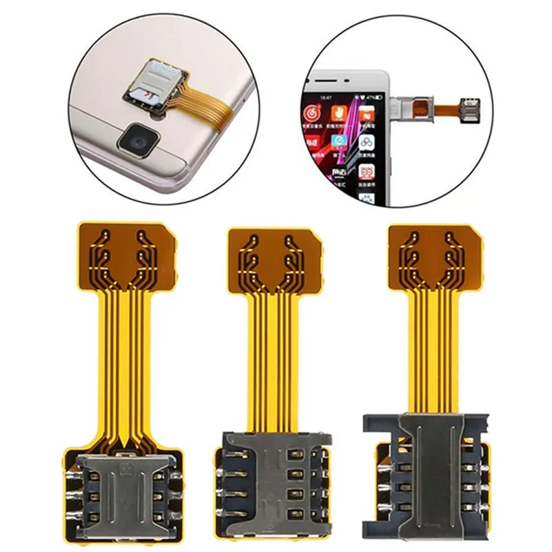 Универсальный TF Гибридный слот для Sim карты адаптер двух SIM карт Micro SD удлинитель