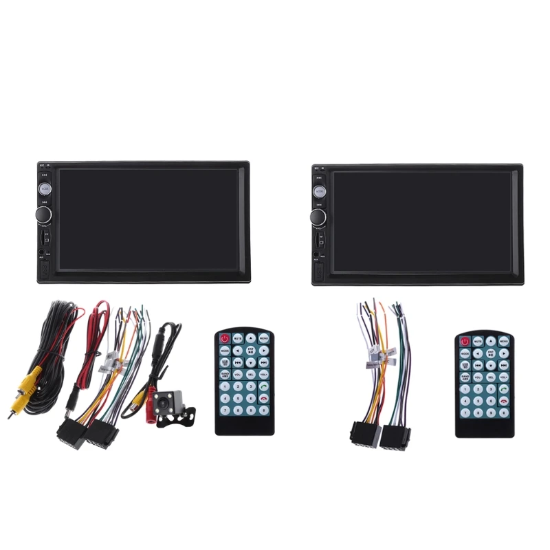 

2 din car radio 7" HD Player MP5 Touch Screen Digital Display Bluetooth Multimedia USB 2din Autoradio Car Backup Monitor