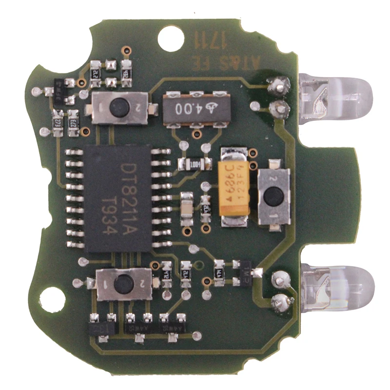 Keyecu неразъемный дистанционный ключ Fob 3 кнопки 433 МГц Автомобильный ключ для Smart Fortwo ForFour City с 2 инфракрасными лампами