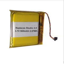 10 шт./лот TTVXO 560 мАч AEC643333 Батарея для Beats Studio 2,0 беспроводные наушники Батарея