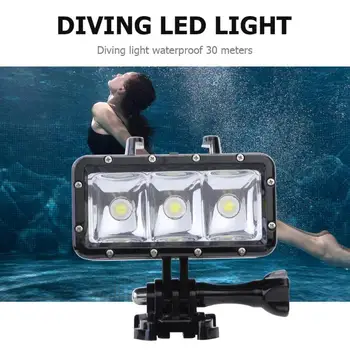 

Sports Diving LED Light 30m Outdoor Waterproof Underwater LED Fill Lamp for GoPro Hero 4/3/Yi/SJCAM Travel Camera Accessories