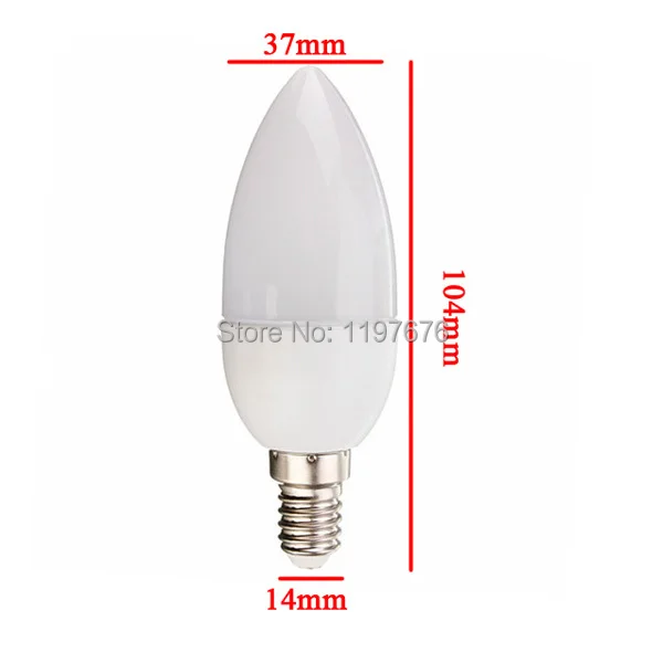 

LED Candle Light Bulb E14 LED Bulb LED Chanderlier Bulb Lamp AC220V Warm White/Cold White 20pcs/lot, Free Shipping.