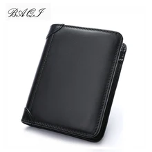 BAQI Brand Men Wallet Genuine Leather Cow Leather High Quality Coin Purse 2019 Fashion Card Holder Man Zipper Wallet Short Male BAQI Brand Men Wallet Genuine Leather Cow Leather High Quality Coin Purse 2019 Fashion Card Holder Man Zipper Wallet Short Male