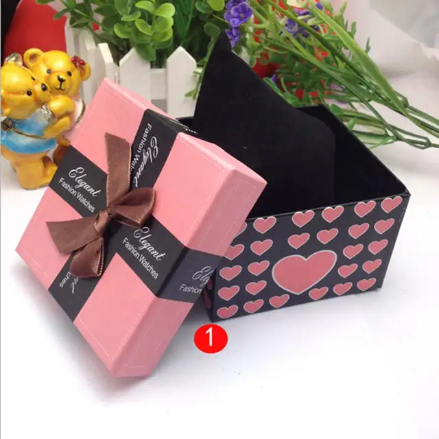 Watch Boxes Durable Present Gift Box Case For Bracelet Bangle Jewelry Watch Box Dignity May29