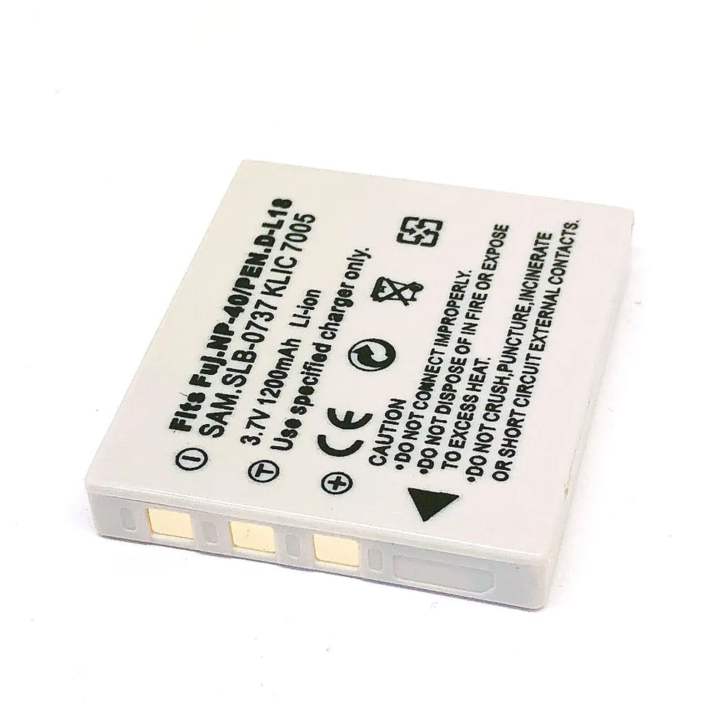 NP-40 FNP-40 NP40 NP-40N DLI-102 KLIC-7005 D-LI8 DLI8 D-Li85 DLi85 SLB-0737 аккумулятор для Fujifilm BENQ KODAK PENTAX RICOH SAMSUNG