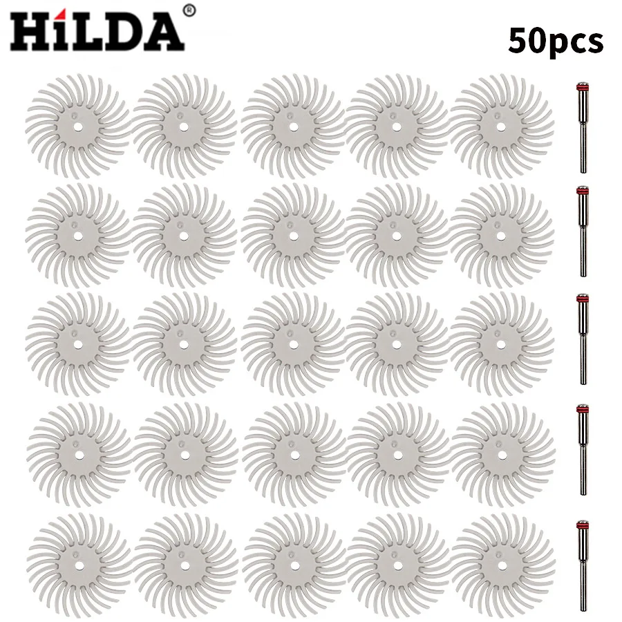 Абразивные инструменты HILDA 80 # 220 400 1000 2500 #50 шт. Аксессуары Dremel вращающиеся с
