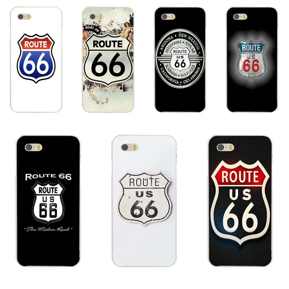 Винтажные мобильные чехлы Route 66 для Huawei Mate 7 8 9 10 P7 P8 P9 P10 P20 Lite Plus Pro GR5 P Smart 2017 |