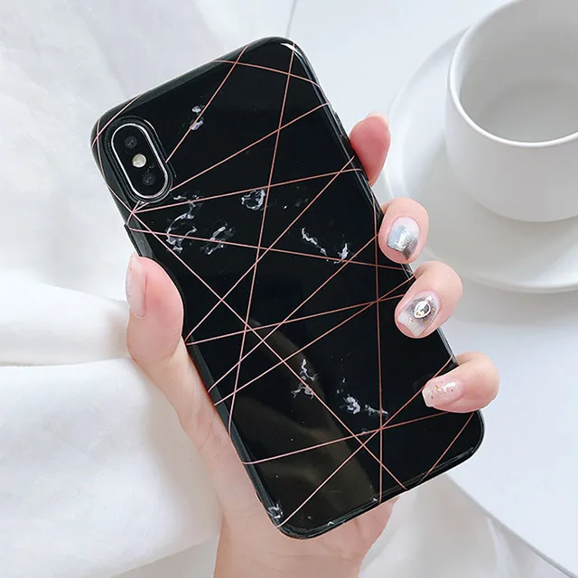 LACK Marble Phone Case For iphone XS Max Case For iphone XR X 6S 6 7 8