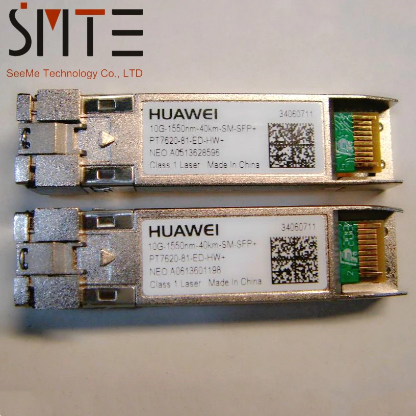 

HW PT7620-81-ED-HW+ 10G-1550nm-40km-SM-SFP+ NEO A0613628595 fiber optical transceiver