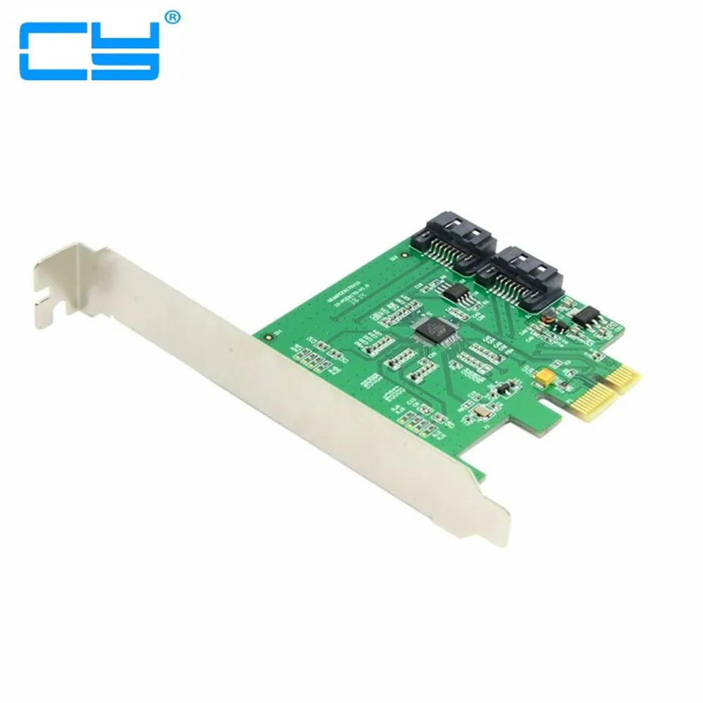 5 pcslowprofiledual portsinternal PCI-expresspcie pci-e Экспресс PCI expresssata 3.0 6 ГБ/сек. расширения адаптера