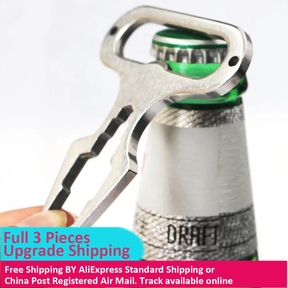 

Self Defense Supplies Protection Tool Weapons Personal Self Defence Stainless Steel Bottle Opener Combination Wrench