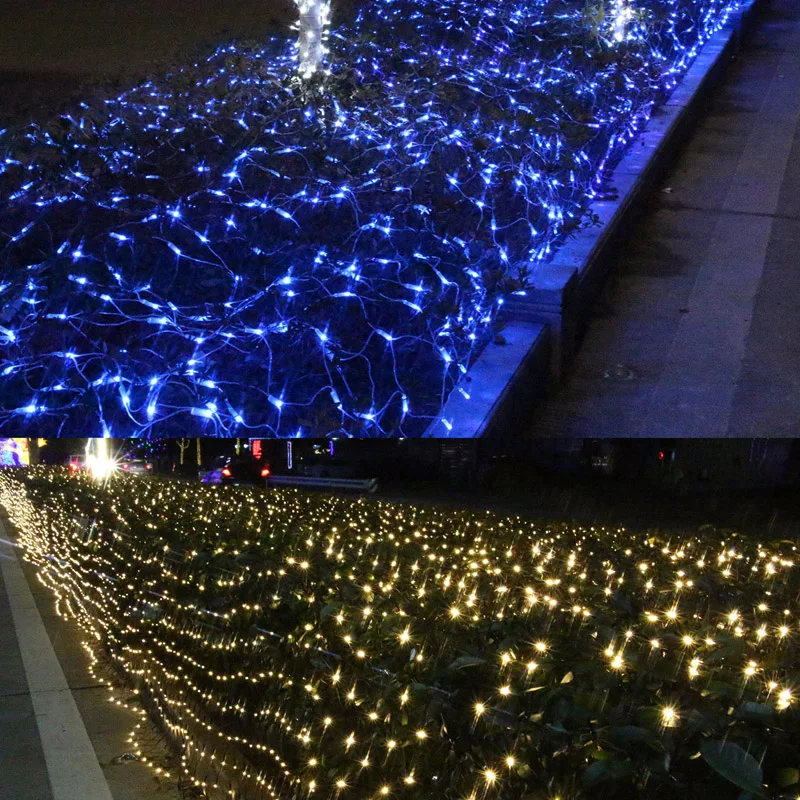 10MX1M 1.5MX1.5M 3MX2M Outdoor fairy garden Led net lights for christmas tree hotel street holiday party wedding decoration 10MX1M 1.5MX1.5M 3MX2M Outdoor fairy garden Led net lights for christmas tree hotel street holiday party wedding decoration