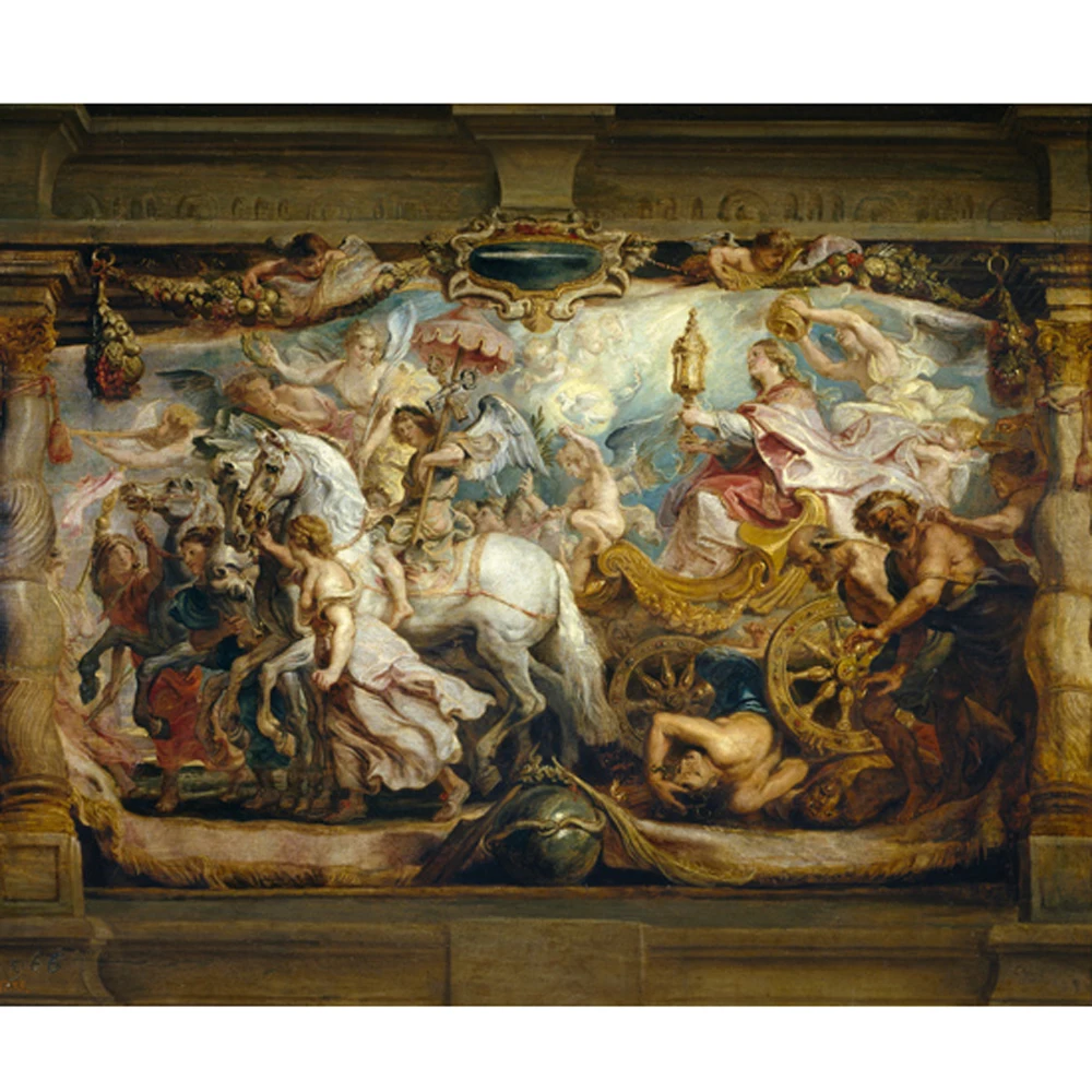 Принты на холсте (Rubens Triumph of the церковь) Высококачественная живопись Мондер