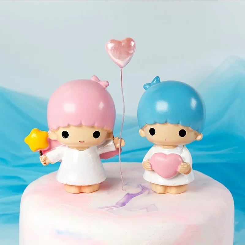Сердце Звезда кукла торт Топпер один первый день рождения девочка мальчик вечерние свадебные торты десерт украшения детские товары
