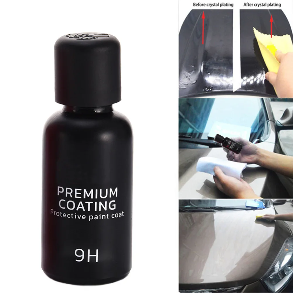 

30mL 9H Hydrophobic Anti-scratch Car Care Glass Coating Liquid Ceramic Coat Motorcycle Paint Care Super Hydrophobic Glass Clean