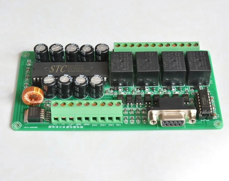 free shipping 24V four input and output isolation relay development board / industrial board