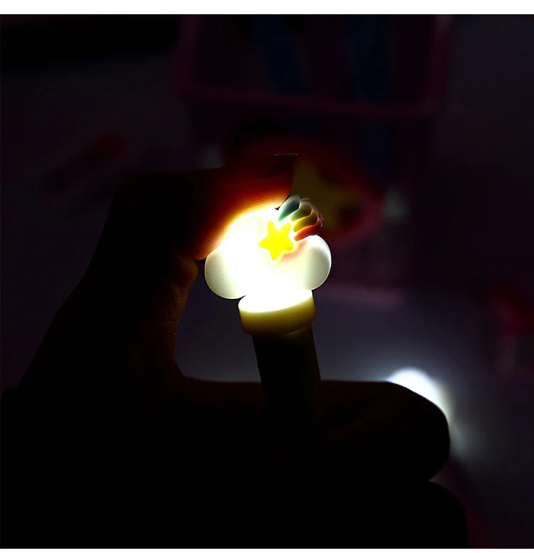 ROWBOE милые канцелярские облако лампа для гель-лака ручка Южная Корея канцелярские свет флеш-накопитель в виде единорога Kawaii школьные принадлежности