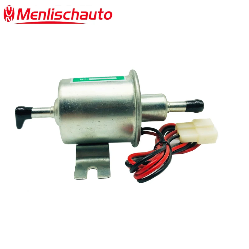 

100% Factory Price High Quality New Universal 12V Electric Fuel Pump Low Pressure Bolt Fixing Wire Diesel Petrol HEP-02A For Car