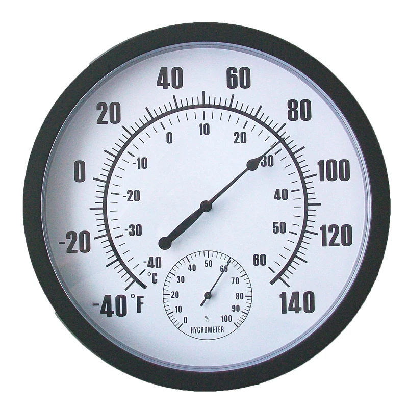 

TH9250P 25cm Whole plastic shell temperature and humidity meter hot sale