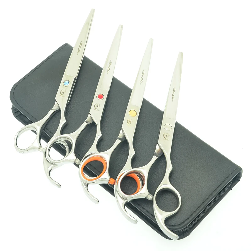 

7.0" High Quality Pet Cutting Scissors 6.5" Dog Thinning Shear Animal Grooming Clipper Puppy Hair Clipper Dog Accessories HA0356