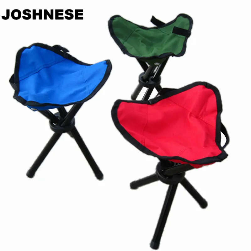 

JOSHNESE Traveling Camping Tripod Triangular Folding Stool Chair Foldable Fishing Chairs Portable Fishing Mate Fold Chair