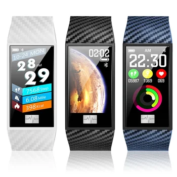 

ECG PPG HRV Smart Watch Weather Heart Rate Tracker Blood Pressure wristband IP68 Waterproof band Sport Pedometer for ios Android