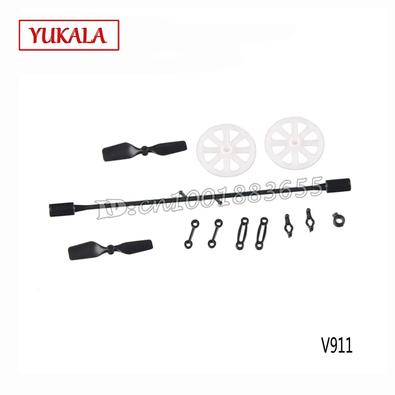 

Wholesale WL V911 Main Gear Tail lade Balance bar main shaft spare parts for WL Toys RC V911 V911-1 V911-2 Helicopter