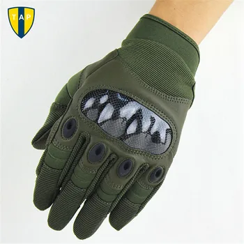 

Outdoor Sports Shooting Men Tactical Gloves Military Army Paintball Airsoft Racing Police Carbon Hard Knuckle Full Finger Gloves