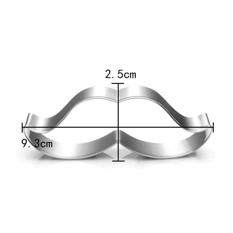 1 шт. усы губная помада кекс форма губ металлическая формочка для печенья форма для печенья мусс форма для кольца