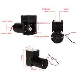 Aiyima DC 12 В 10L/мин микро вакуумный насос одной головы высокой отрицательное давление без утечки воздушный насос для салон оборудования