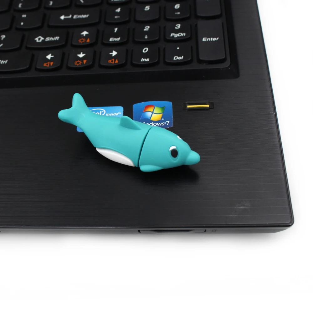 Usb флэш-накопитель 64 ГБ USB флэш-диск 32 Гб милый мультфильм Дельфин ручка-накопитель 16 ГБ 8 ГБ 4 ГБ usb 2,0 Флешка U диск usb устройство флэш-памяти подарок