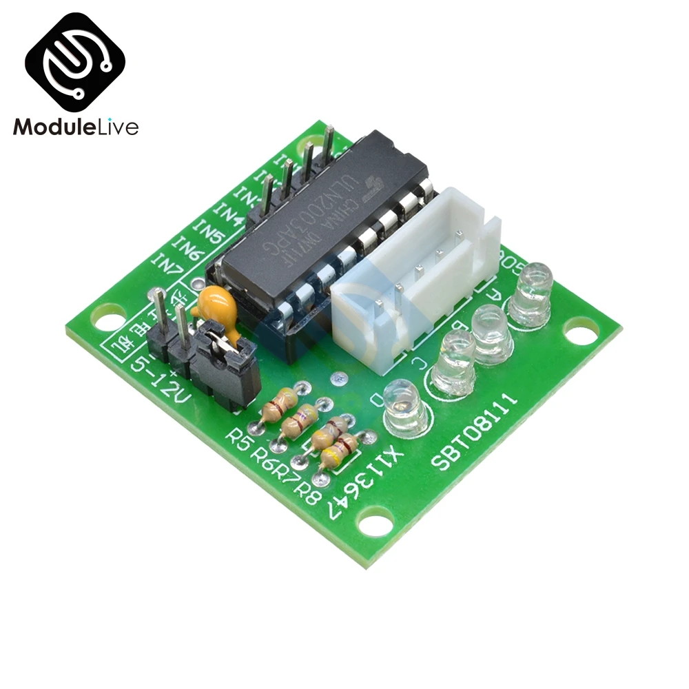 Плата модуля драйвера шагового двигателя ULN2003AN ULN2003 для Arduino 28BYJ 48 5 В 12 плата