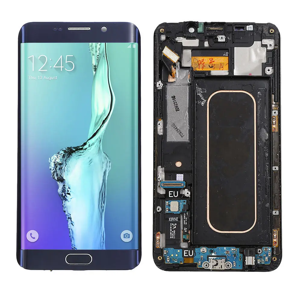 Super AMOLED для SAMSUNG GALAXY S6 Edge Plus ЖК дисплей дигитайзер сенсорного экрана в сборе S6Edge G928