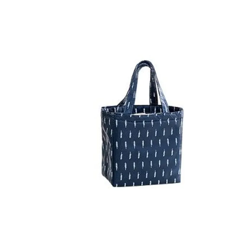 navy blue PACGOTH свежесть, изоляция холодные тюки Термальность оксфордская сумка для обеда Водонепроницаемый удобная сумка для отдыха милый Фламинго Cuctas сумка 1 шт - Цвет: navy blue