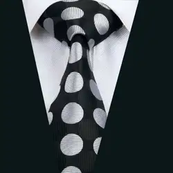 Dh-1440 Новое поступление Барри. ван моды Для мужчин галстук черный новинка галстук шелк жаккард Галстуки для Для мужчин Бизнес Свадебная