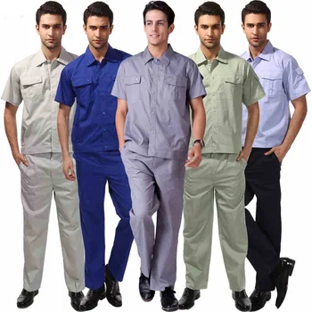 

(10 set-Shirt&Pant) engineer work wear plus size auto repair uniform car repair uniform factory clothing wholesale