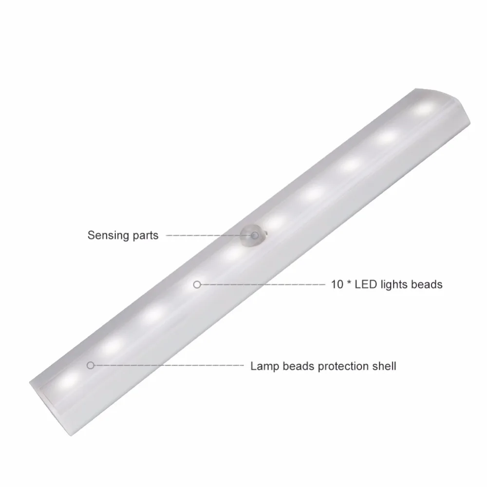  10 LED Wireless PIR Motion Sensor Light Intelligent Portable Infrared Induction Lamp Night Lights f - 32816449609