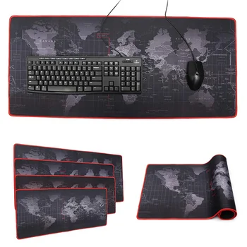 

Gaming Mouse Pad Old World Map Computer Mousepad Anti-slip Gaming Mouse Mat UY8