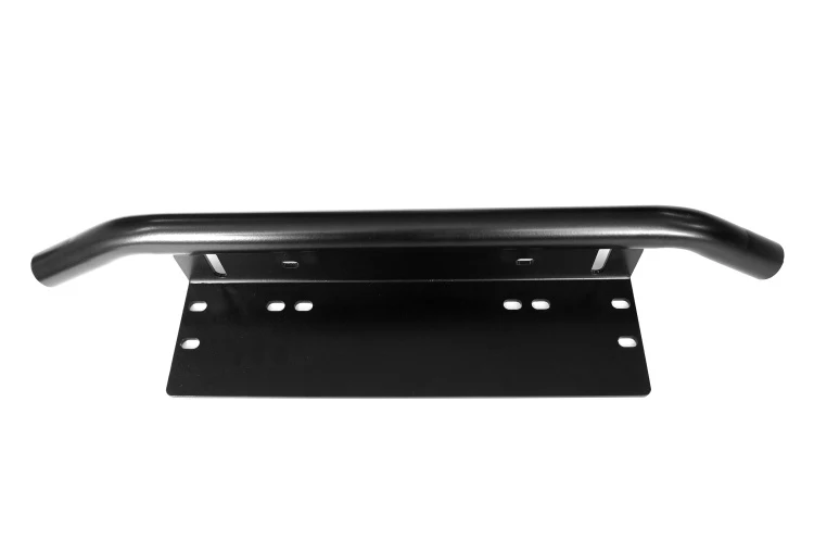 Black Bull Bar Front Bumper License Plate Mount Bracket Holder Offroad Day Light For Off-Road LED Work Lamps | Автомобили и