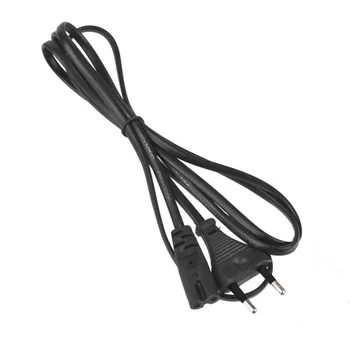 

1pc Universal 1.5m EU 2-Prong Laptop Adapter Power Cord Cable Lead 2 Pin High Performance Power Cable For Laptop Black