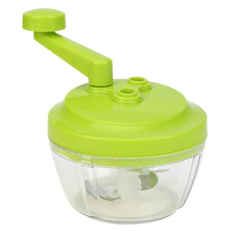 Household Vegetable Chopper Cutter Hand Press Food Processor Chopper Grinder Shredder Manual Meat Crushing Blender Machine